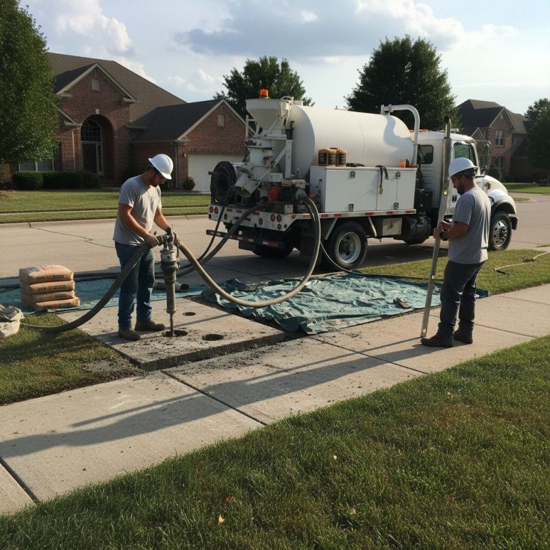 Outdoor Concrete Leveling Service