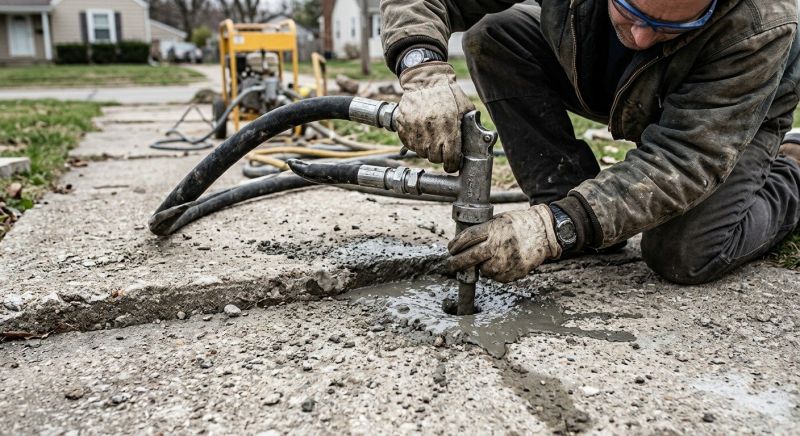 Concrete Settlement Repair in Miami Dade County, FL